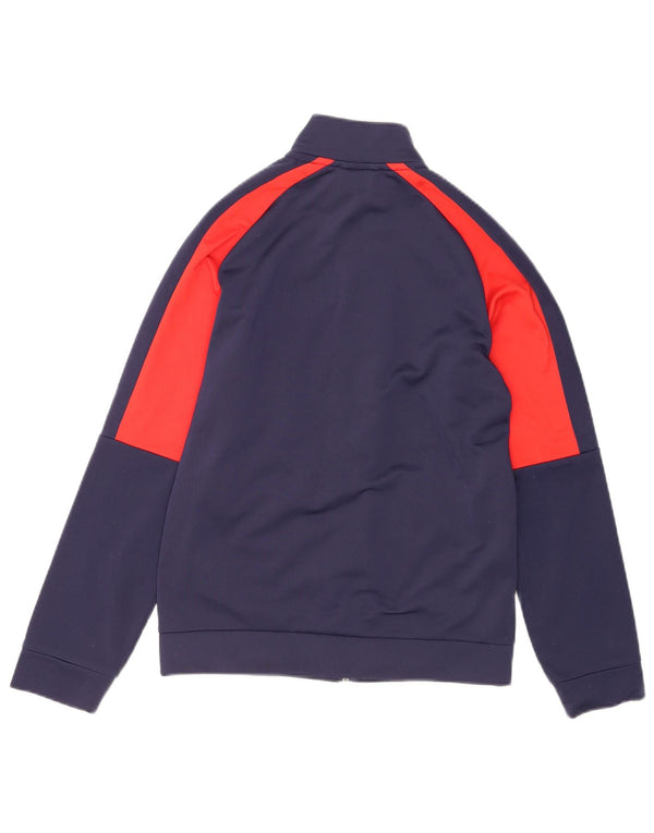 Puma Boys Graphic αθλητική φόρμα Top μπουφάν 13-14 ετών Navy Blue Colorblock