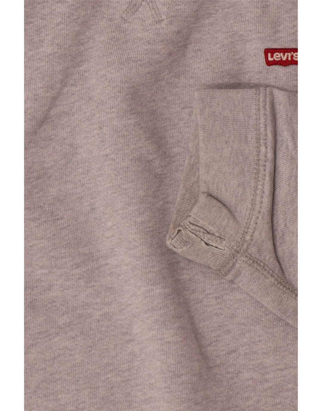Мужской свитшот Levi's, хлопковый джемпер среднего серого цвета