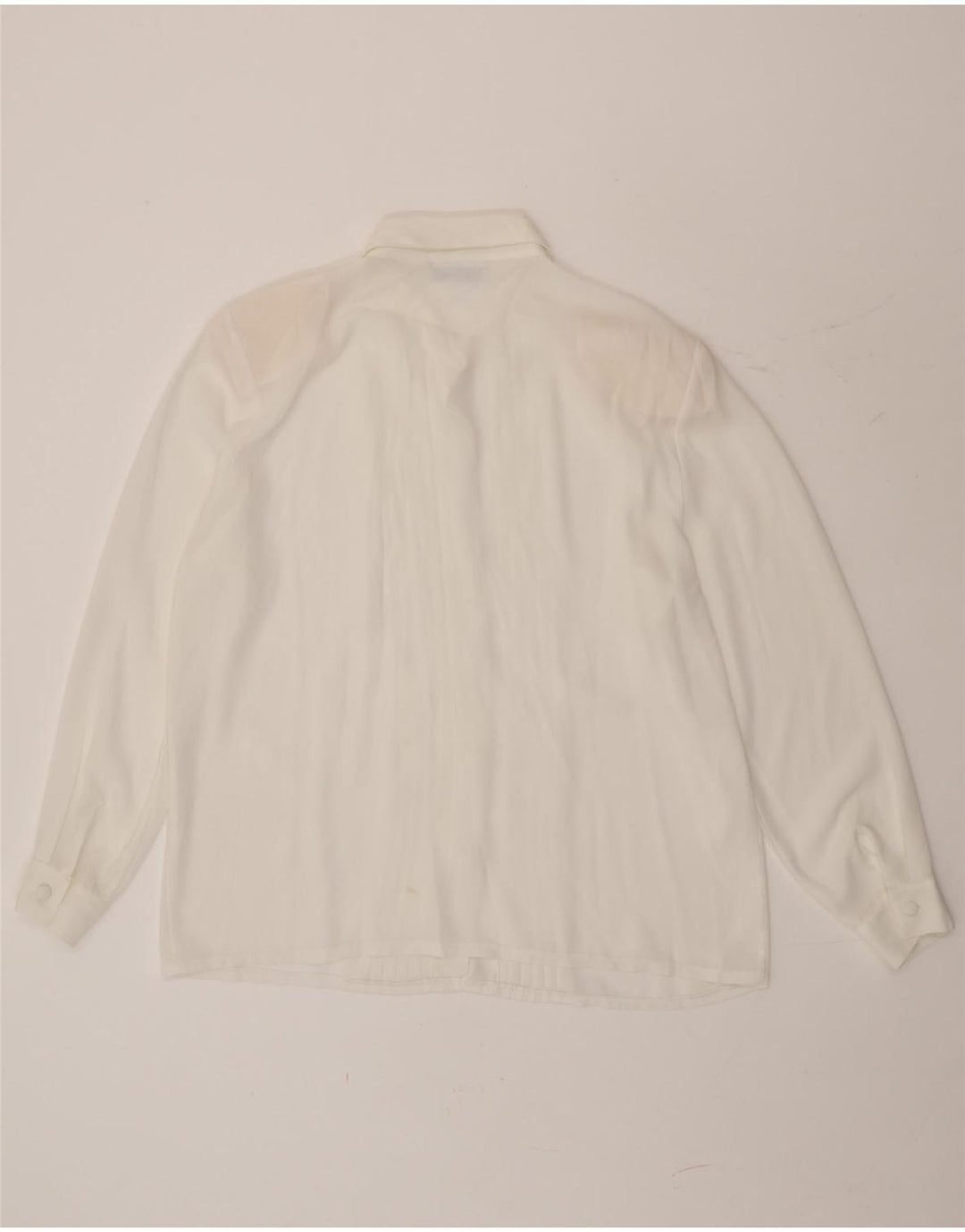 Alfred Dunner Dame Se Through Shirt Bluse UK 14 Large White