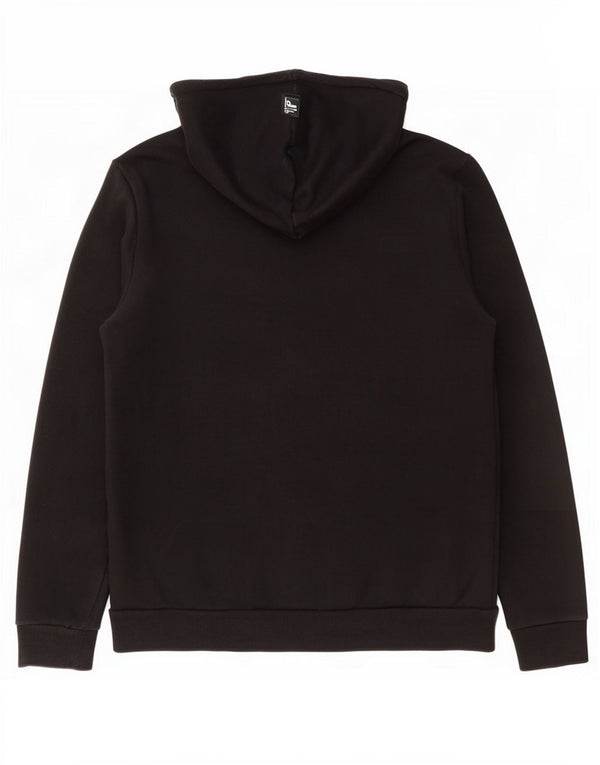 Puma Mens Zip Hoodie Sweater Medium Black Cotton