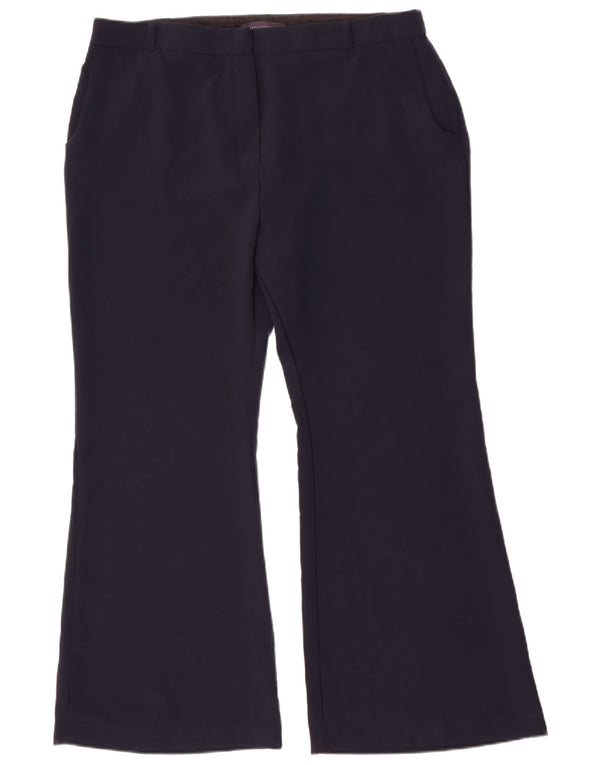 Женские брюки-чиносы Marks & Spencer Bootcut UK 18 XL W36 L30 Темно-синие