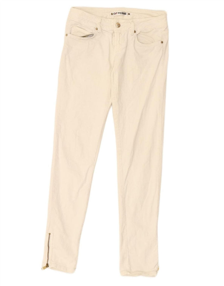 GF FERRE Womens Slim Jeans W28 L29 White