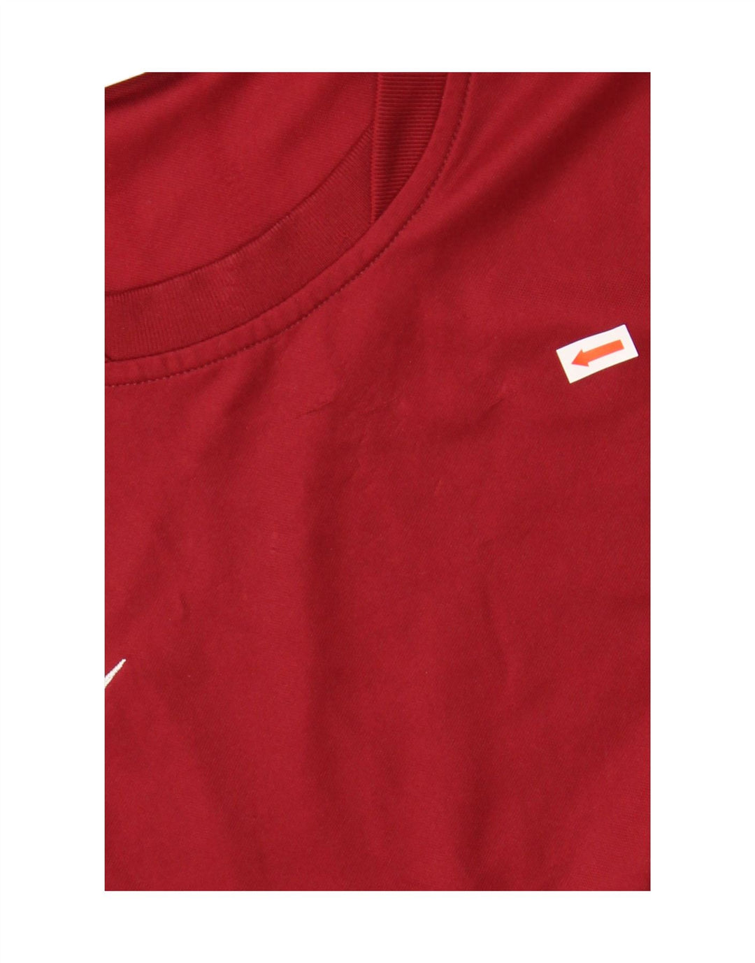 Nike Mens Dri Fit T-Shirt Top Large Maroon Polyester