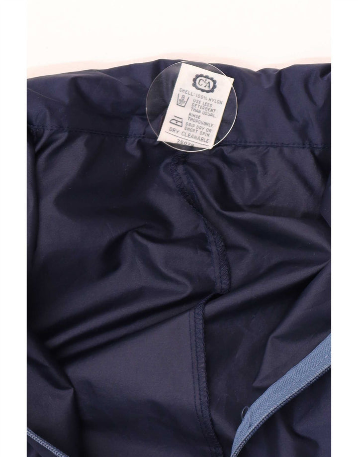 Rodeo Mens Workwear Mono Con Capucha Nylon Color Block Azul Medio