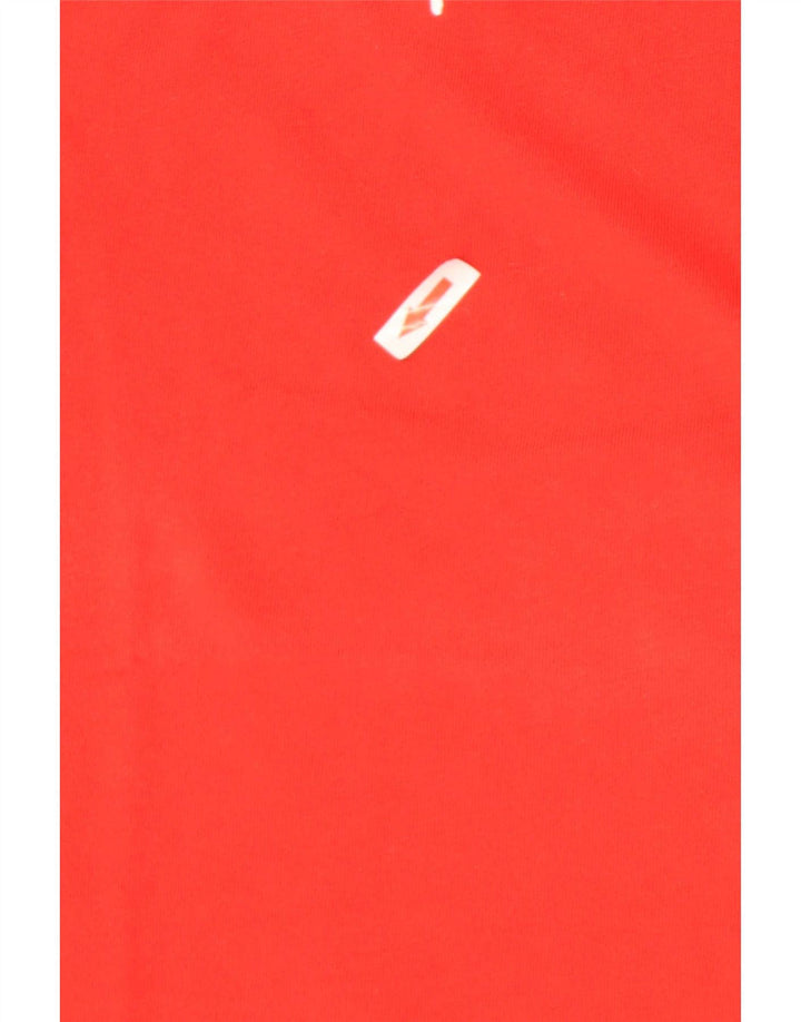 Puma Mens Graphic T-Shirt Top 2XL Red Cotton