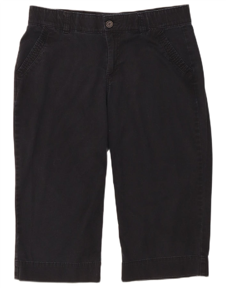 Dockers Womens Bermuda Shorts US 10 Large W32  Navy Blue Cotton