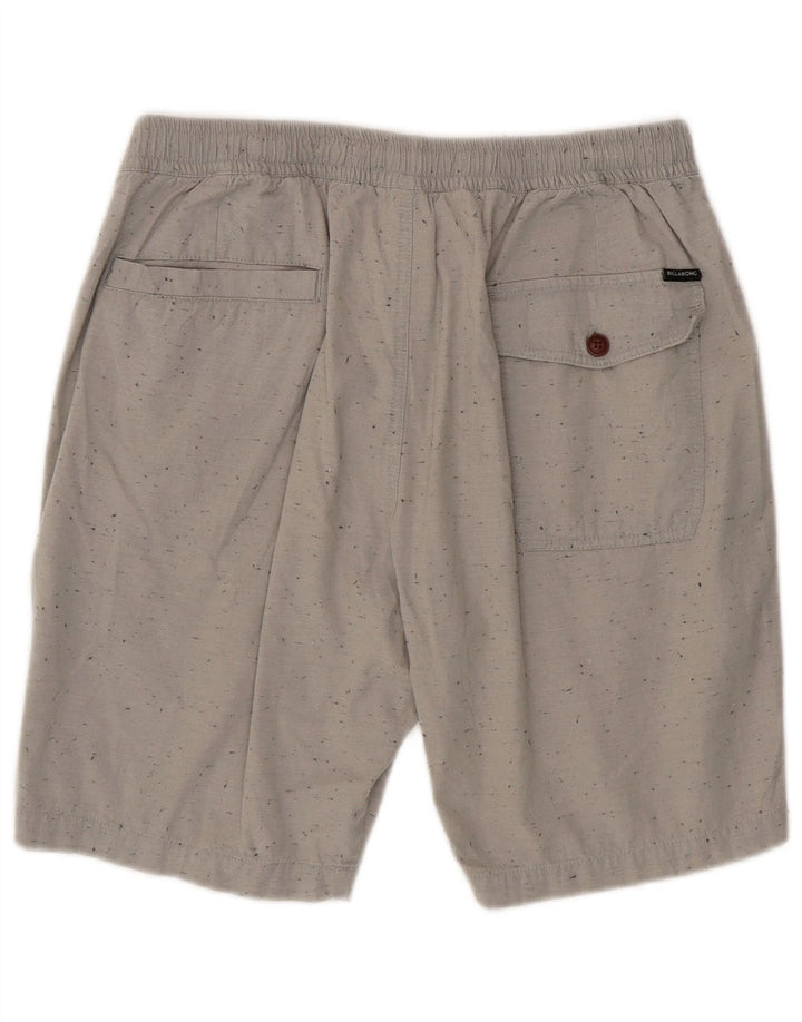Pantaloncini chino da uomo Billabong medi W30 cotone maculato grigio