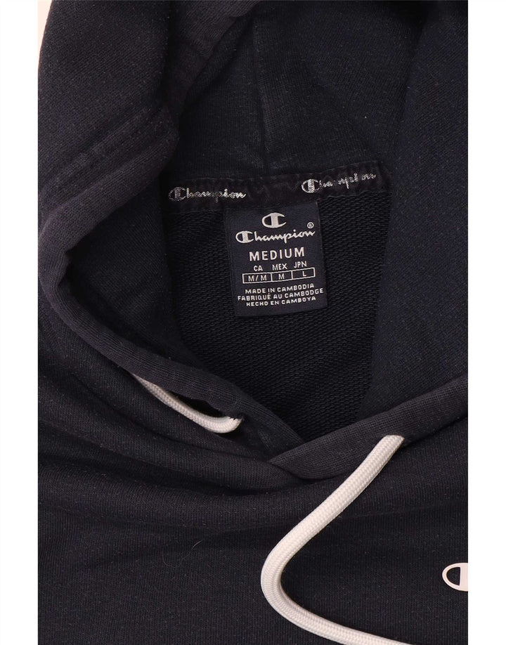 Maglione con cappuccio da uomo Champion medio blu navy