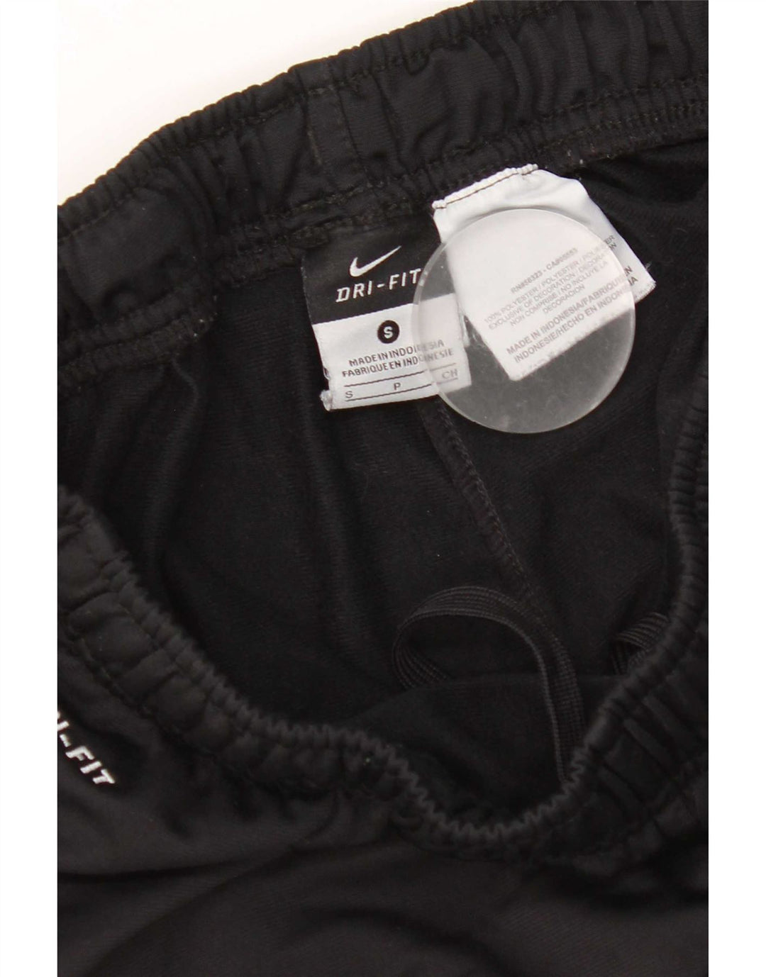 Nike Mens Dri Fit Tracksuit Trousers Small Black Polyester