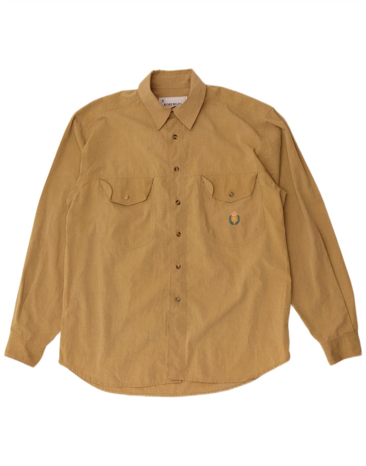 Chemise Homme Vintage Grand Marron