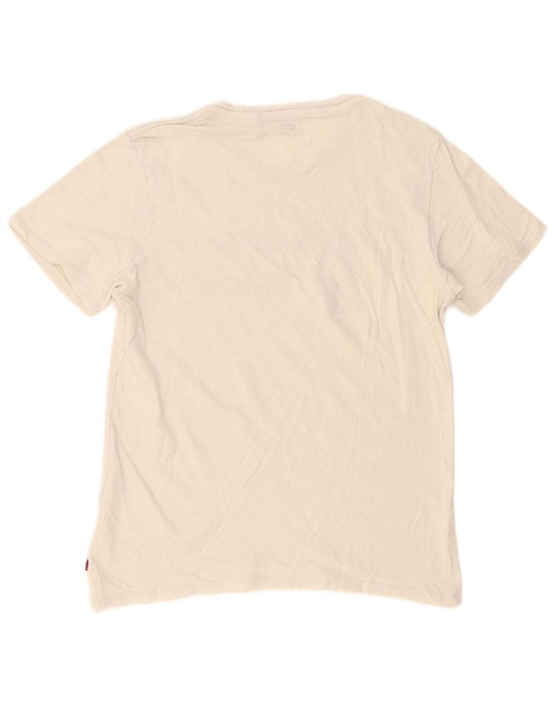 Levi's Womens Oversized Graphic T-Shirt Top UK 10 Small White