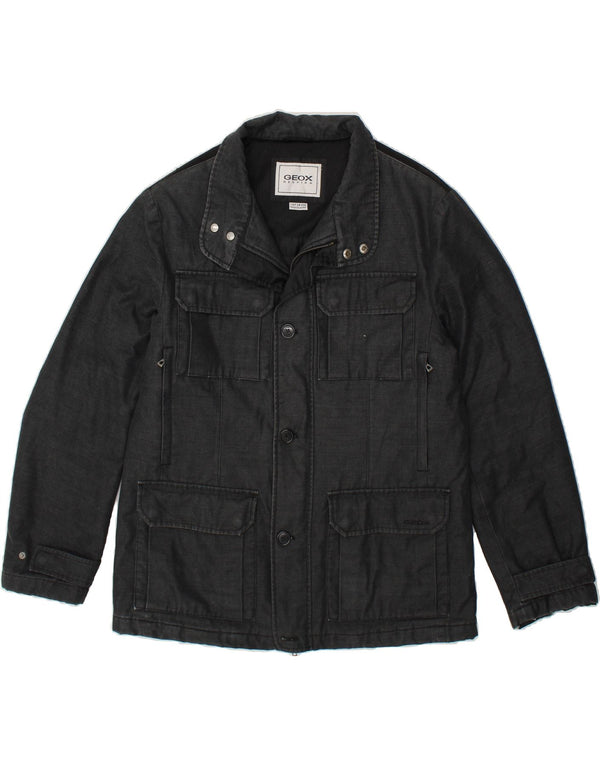 Cappotto GEOX Respira da uomo UK 44 2XL Poliestere grigio