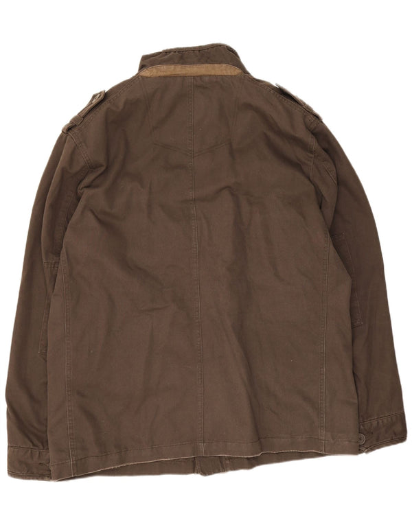 Chaqueta utilitaria para hombre Fat Face UK 42 XL Algodón marrón
