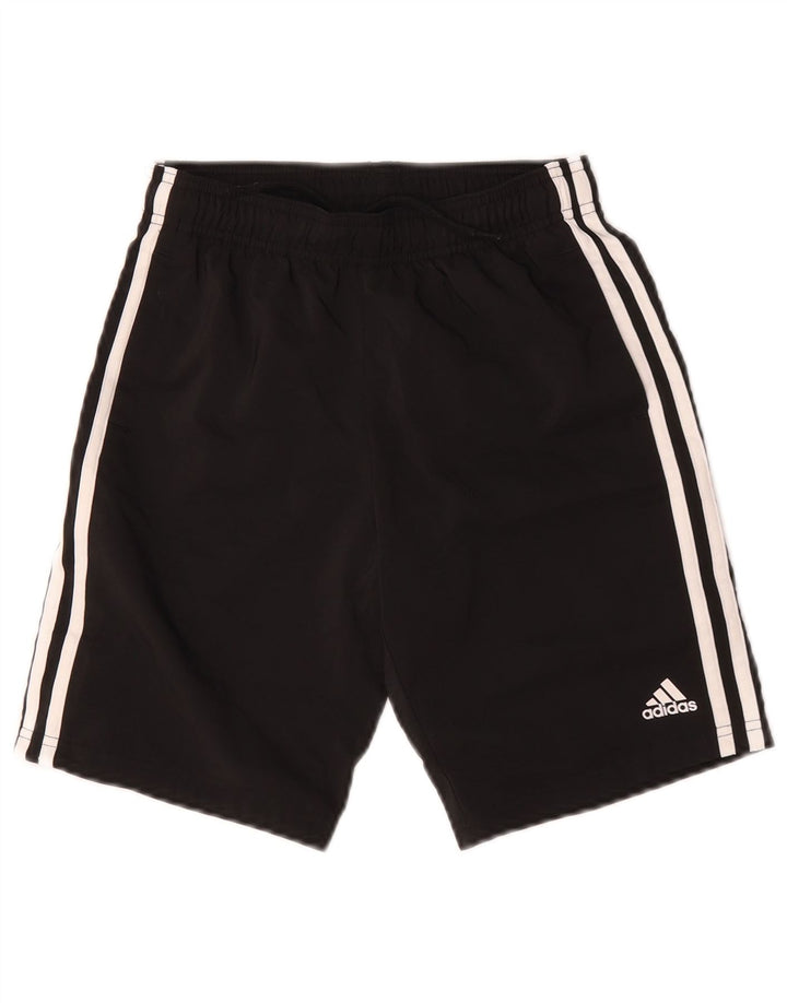 Adidas Boys Sport Shorts 9-10 Years Black Polyester