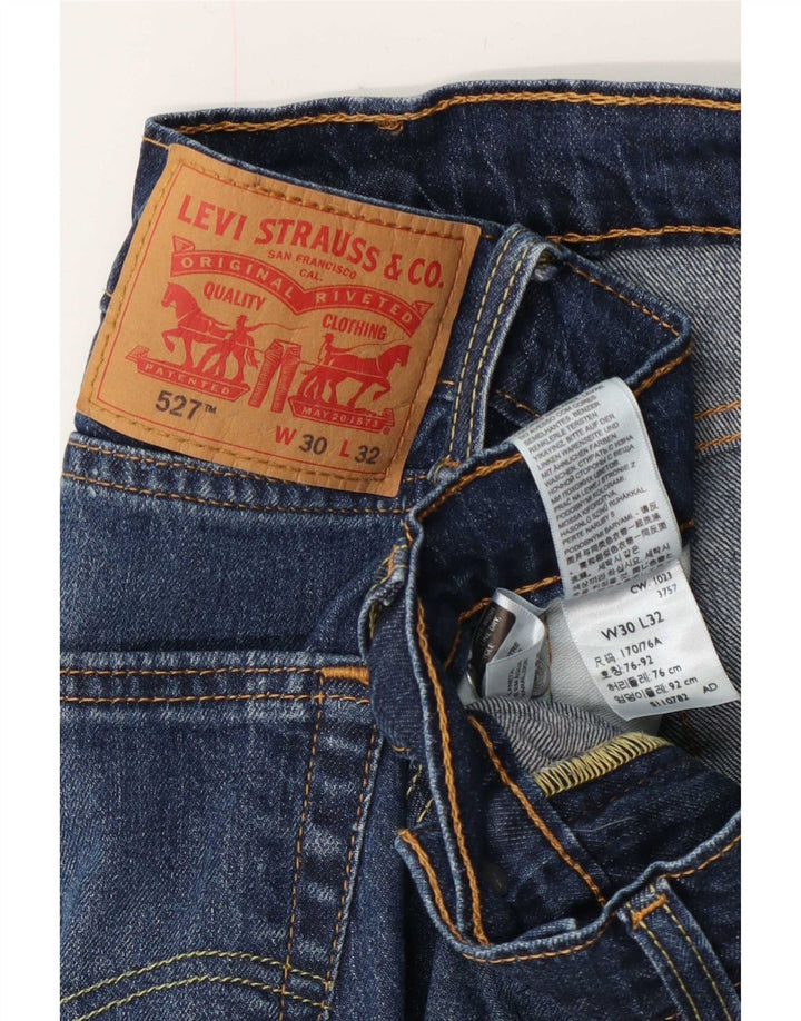 Мужские джинсы Levi's 527 Bootcut W30 L32 синие, хлопок