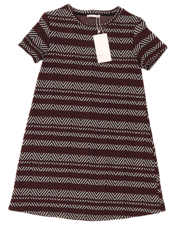 Zara Damen Trafaluc A-Linien-Kleid, Größe S, mehrfarbig, Chevron