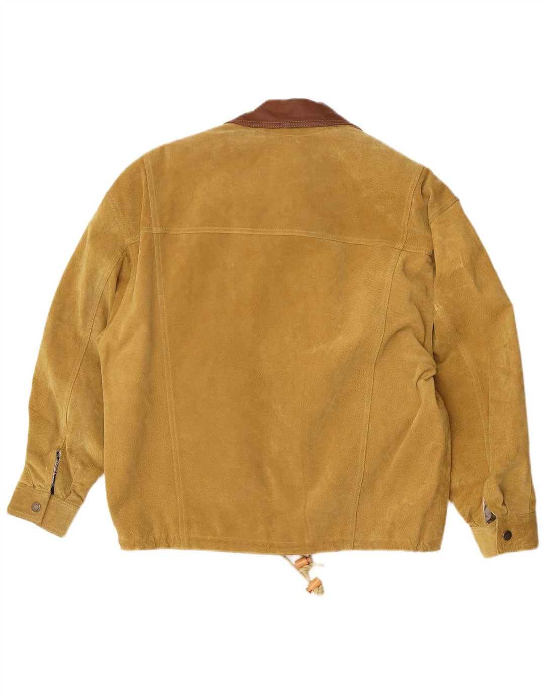 Front Line Herre ruskindsjakke UK 40 Large Beige Læder