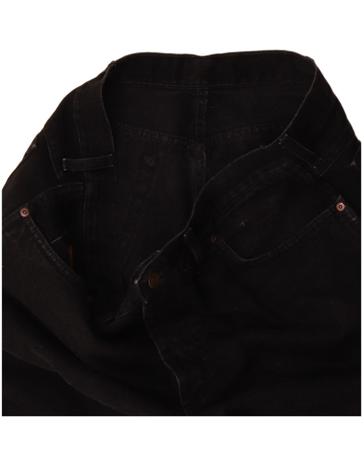 Wrangler Mens Straight Jeans W28 L32 Black