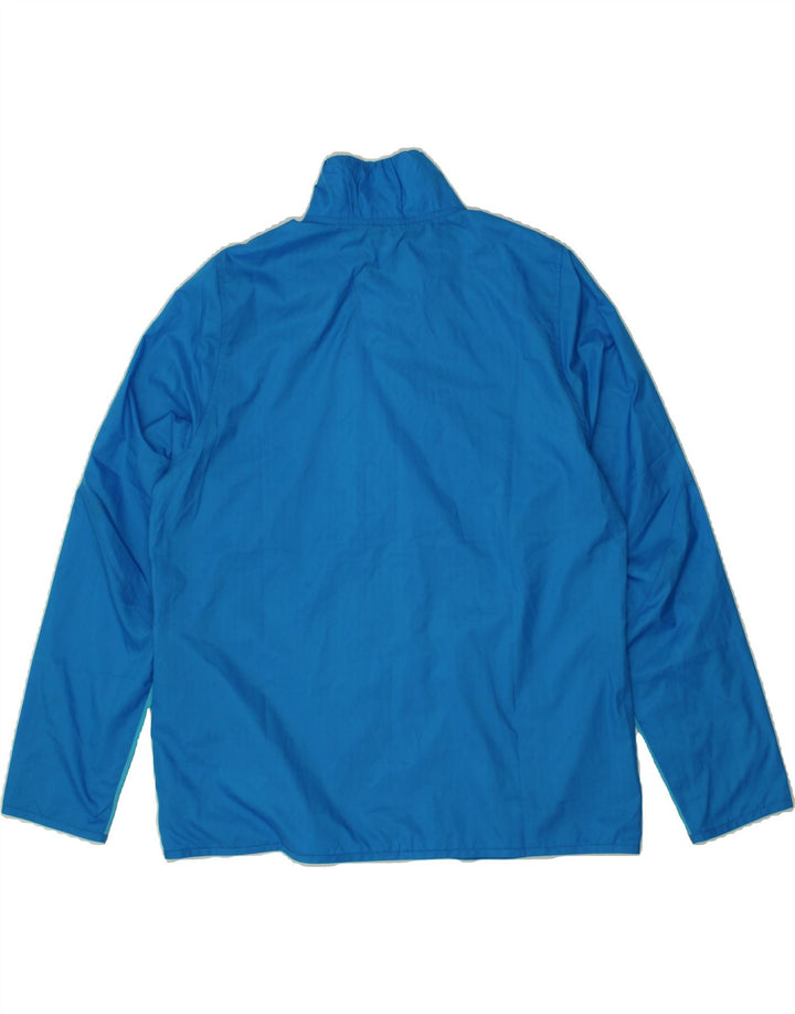 REEBOK Womens Tracksuit Top Jacket UK 16/18 Large Blue Colourblock Vintage Reebok and Second-Hand Reebok from Messina Hembry 