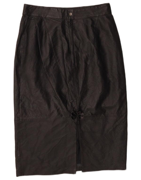 C&A Womens Canda High Waist Lædernederdel EU 42 Large W30 Black