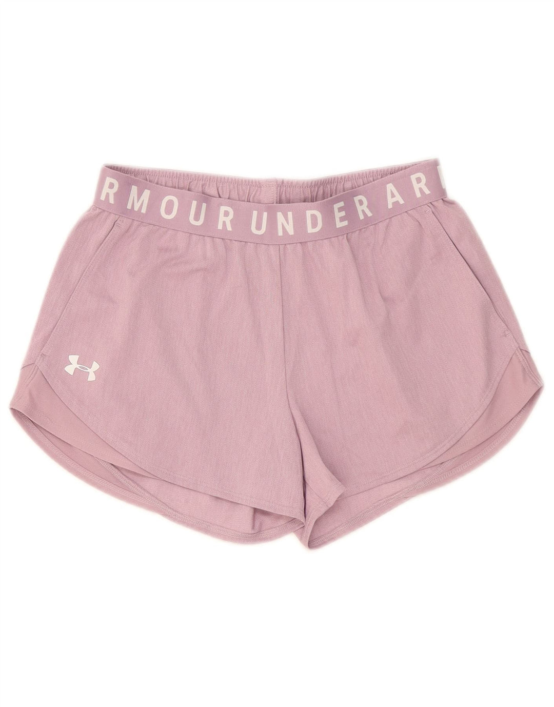 Pantaloncini sportivi grafici da donna Under Armour UK 10 piccoli poliestere rosa