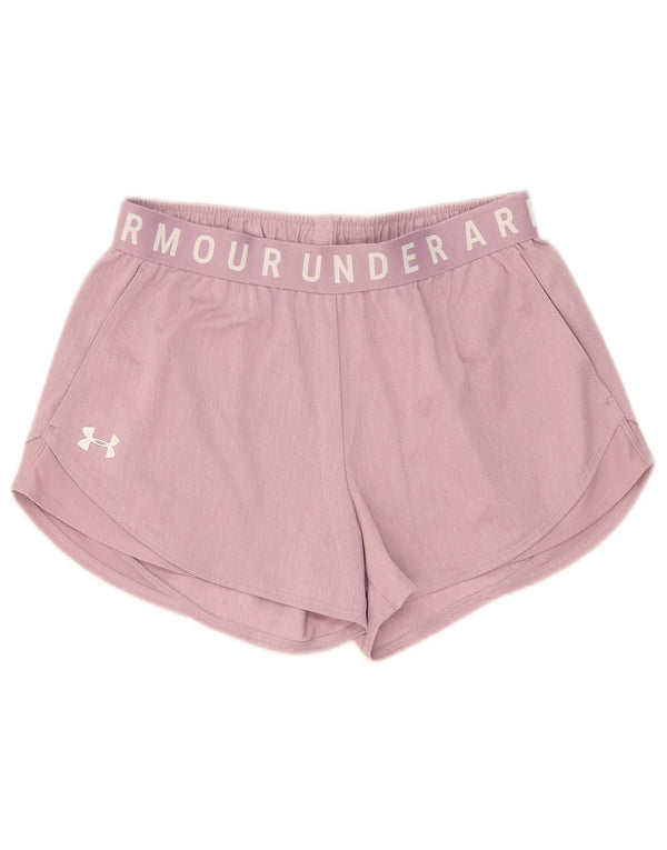 Γυναικείο γραφικό αθλητικό σορτς Under Armour UK 10 Small Pink Polyester