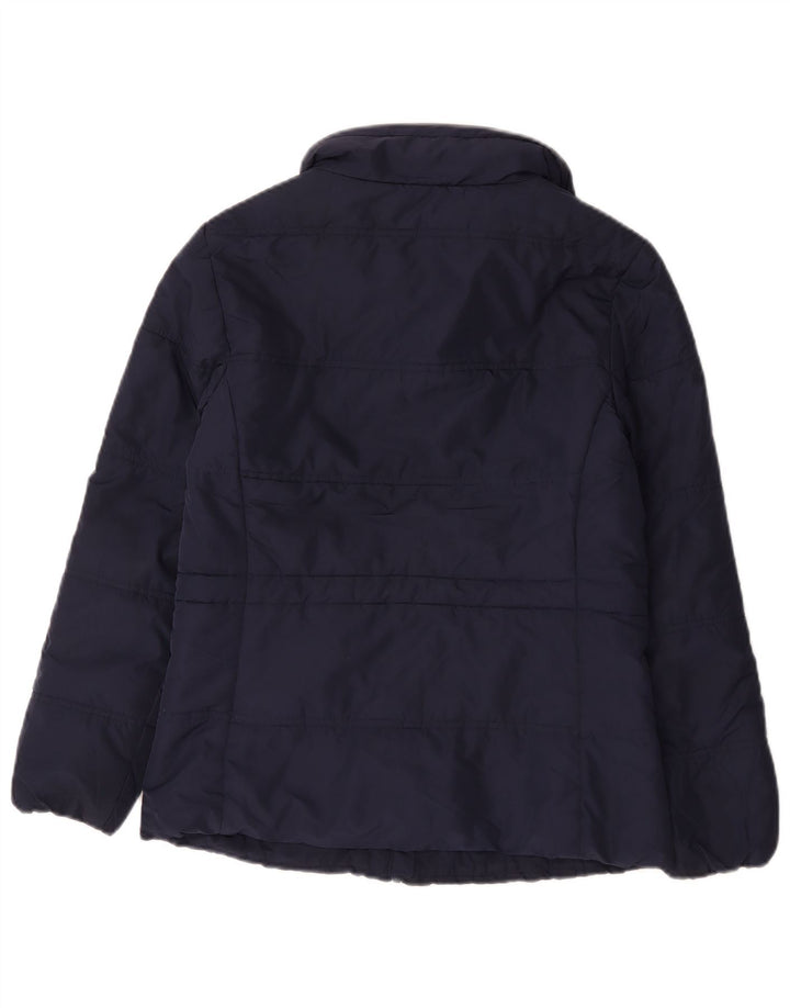 Marks & Spencer Γυναικείο μπουφάν με επένδυση UK 10 Small Navy Blue Polyester