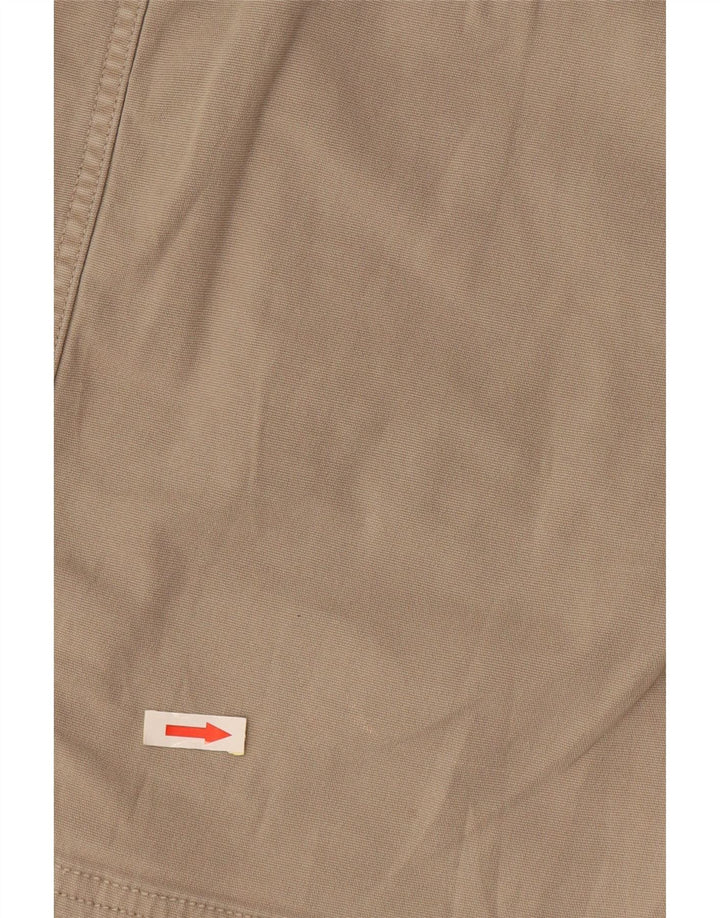 Benetton Womens Cargo Skirt IT 42 Medium W30 Beige Cotton