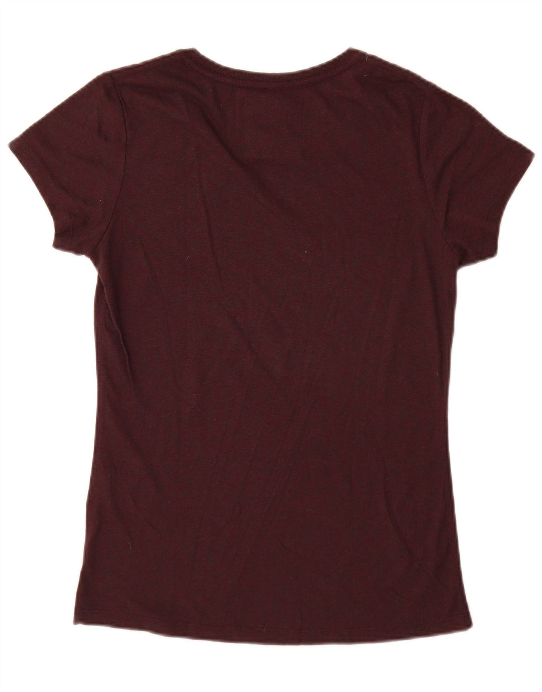 Женская футболка с рисунком Superdry Top UK 12, средний темно-бордовый полиэстер