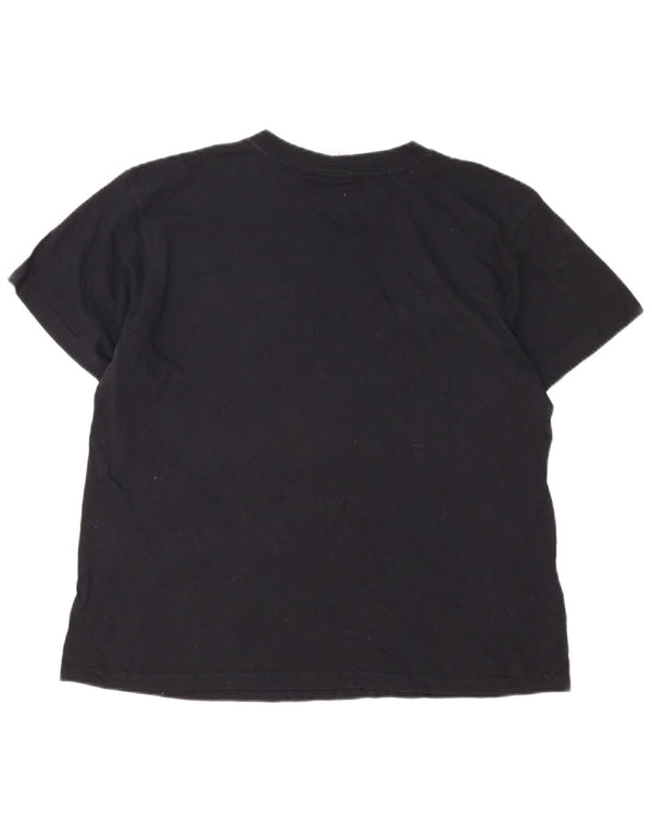 Ανδρικό γραφικό T-Shirt Adidas Top Medium Black Cotton Sports