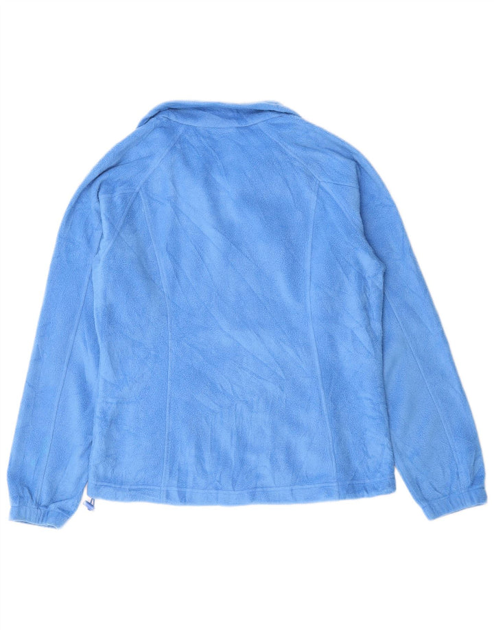 COLUMBIA Fleecejakke til kvinder UK 14 Medium Blue Polyester