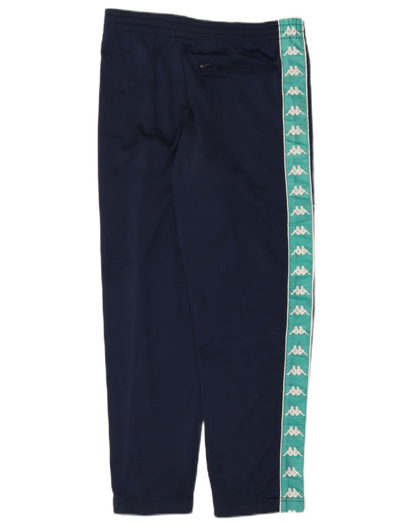 Kappa Pantalon de Survêtement Garçon 8-9 Ans Petit Bleu Marine Colorblock Sports