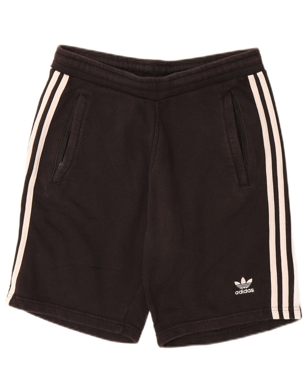 Adidas Herre Sportshorts Medium Sort Bomuld