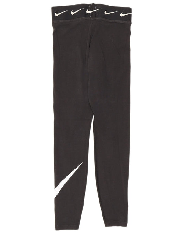 Nike Leggings gráficos para mujer UK 8 Small Algodón negro