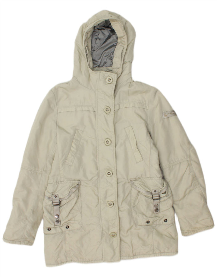 PEUTEREY Giacca pratica con cappuccio per ragazze 9-10 anni Large in poliammide bianco sporco