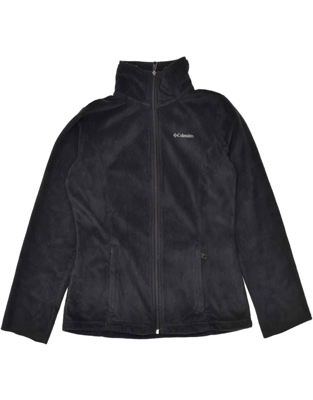 COLUMBIA Womens Fleece Jacket UK 10 Small Black Polyester | Vintage Columbia | Thrift | Second-Hand Columbia | Used Clothing | Messina Hembry 