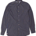 Cămașă pentru bărbați Tommy Hilfiger Slim Fit, bumbac cu carouri albastru mediu