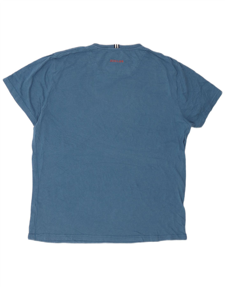 JOULES Mens T-Shirt Top Large Blue