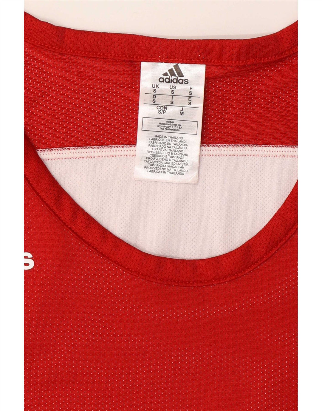 Adidas Mens Vest Top Small Red