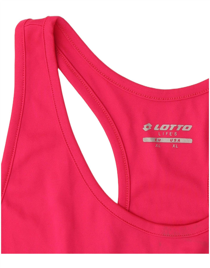 Lotto Womens Vest Top UK 18 XL Pink