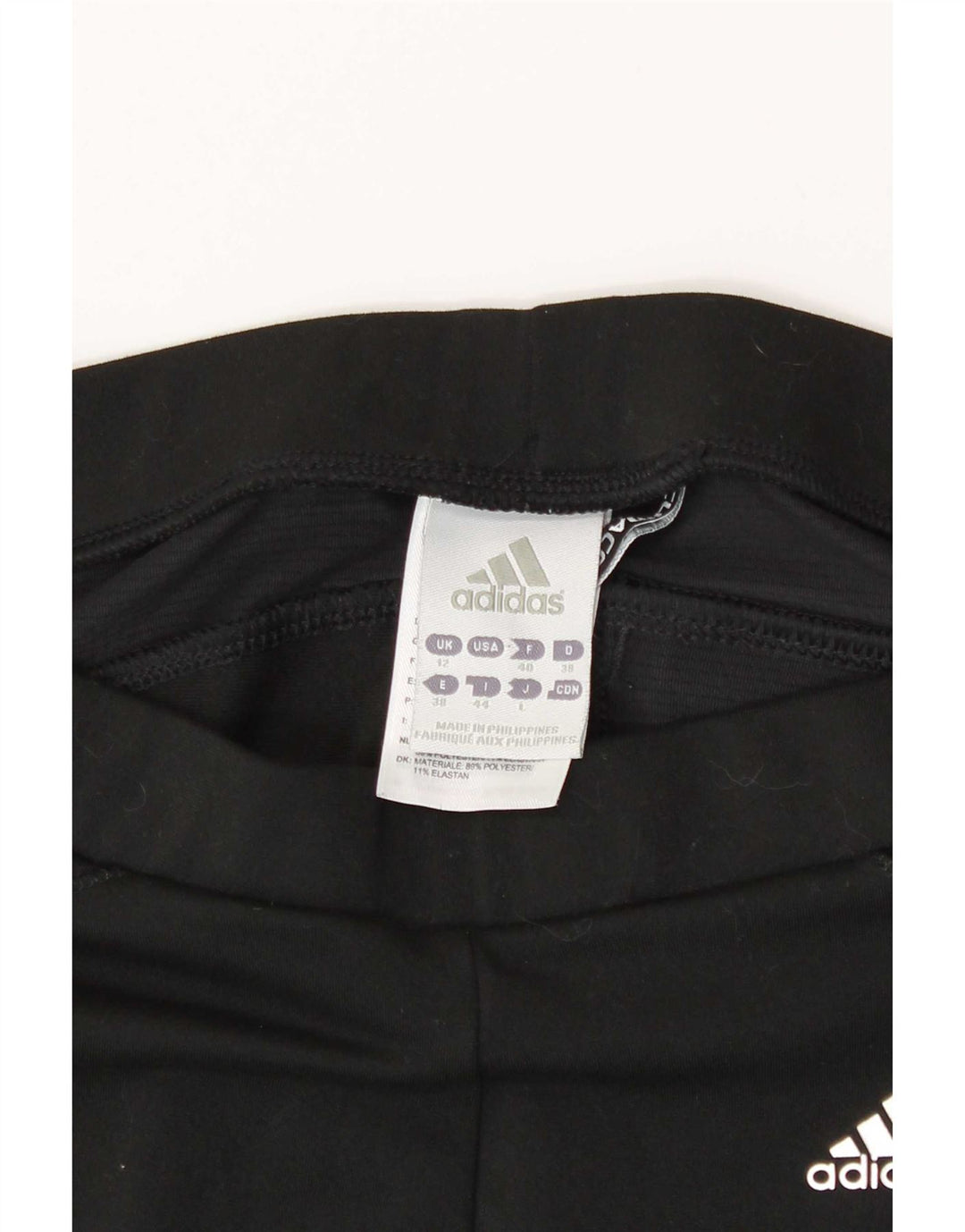 Leggings Adidas Climacool Capri da donna UK 12 medio poliestere nero