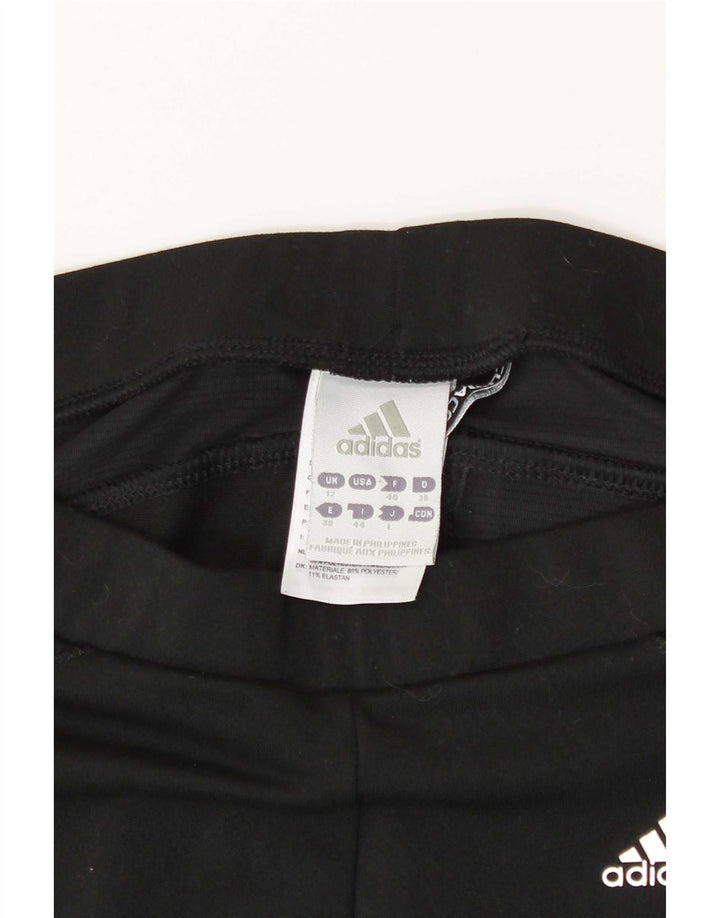 Leggings Adidas Climacool Capri da donna UK 12 medio poliestere nero