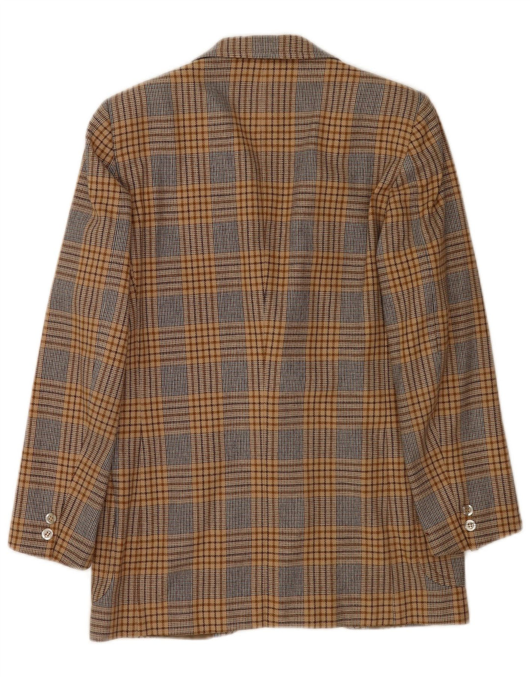Blazer vintage pentru bărbați cu 2 nasturi UK 36 mic maro Houndstooth