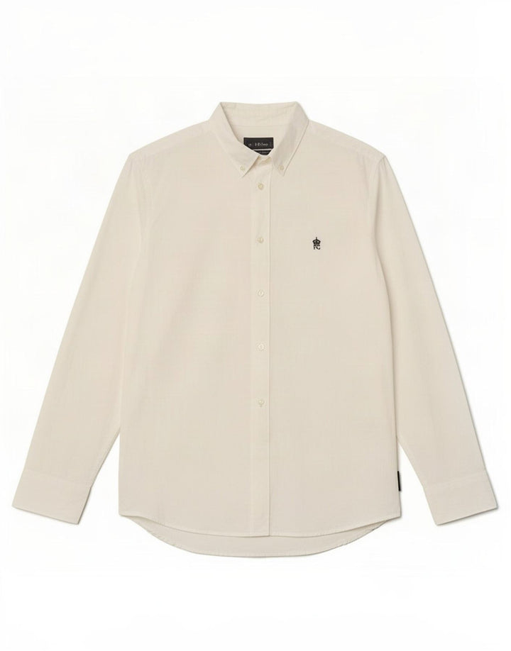 French Connection Mens Shirt Large White Cotton