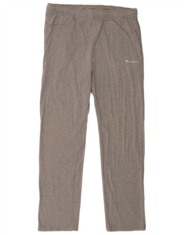 Champion Mens Tracksuit Trousers 2XL Grey Flecked Cotton