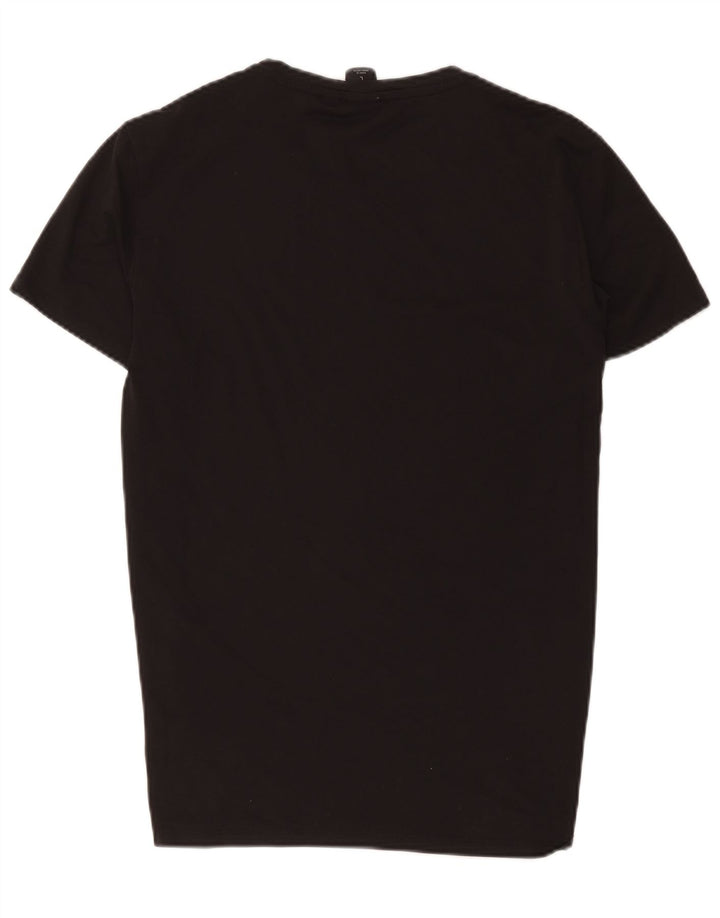 G-Star Mens T-Shirt Top Large Black Cotton