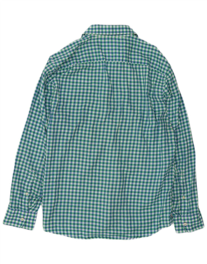 JACK WILLS Camicia da uomo grande in cotone a quadretti verde