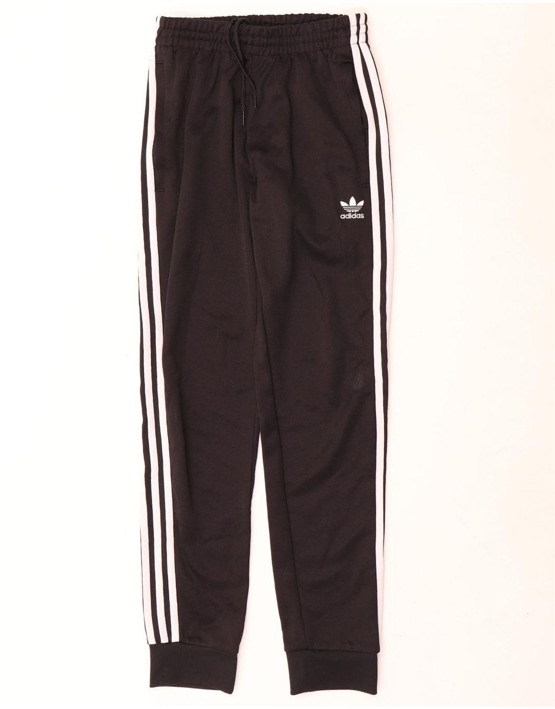 Adidas Mens Tracksuit Trousers Joggers XS Black Polyester