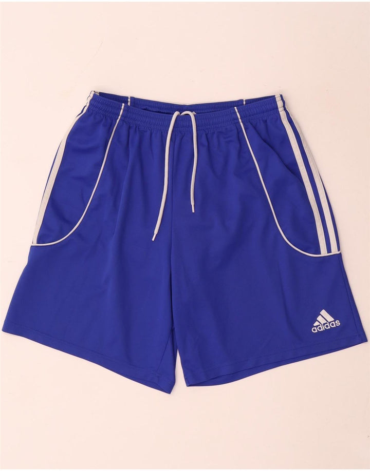 Pantaloni scurți sport pentru bărbați Adidas Climalite, mari, albastru, poliester