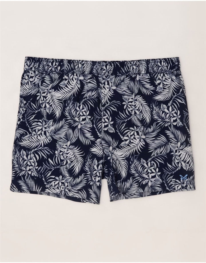Besætningstøj Herre badeshorts Medium Navy Blue Floral